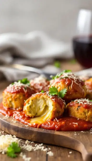 Zucchini Parmesan Chicken Meatballs