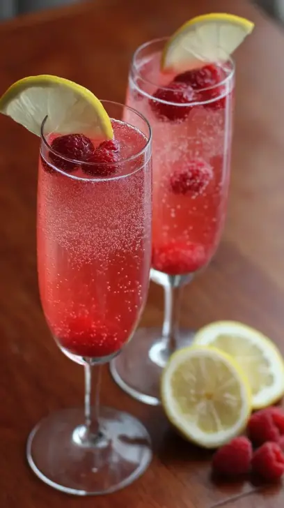 sparkling raspberry lemonade