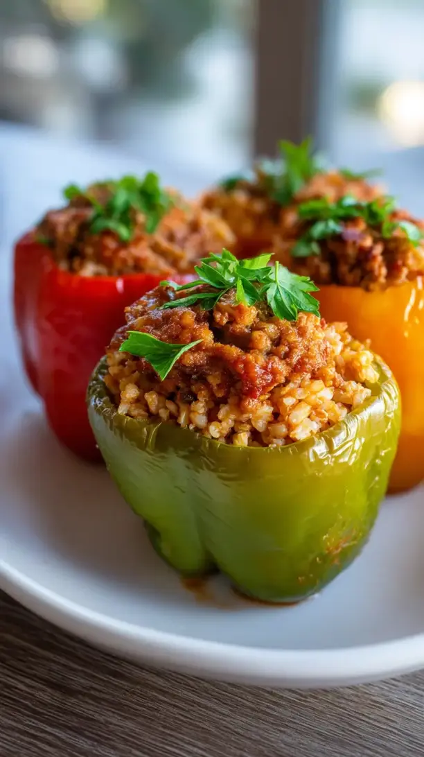 Air Fryer Stuffed Peppers