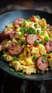 Andouille Sausage And Egg Scramble