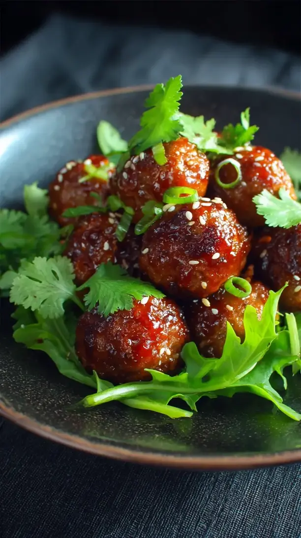 Asian Glazed Meatballs
