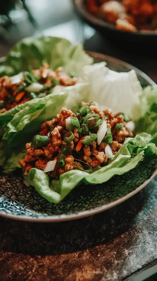 Asian Inspired Lettuce Wraps