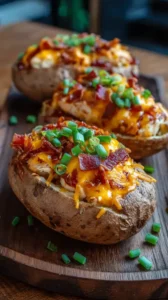 Bbq Chicken Baked Potatoes