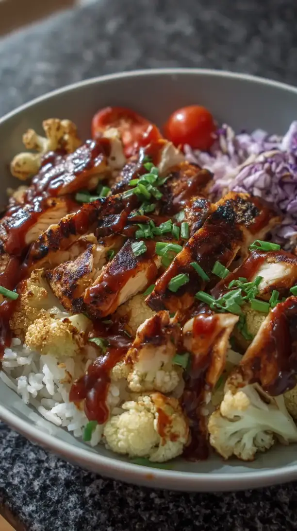 BBQ Chicken Rice Bowls