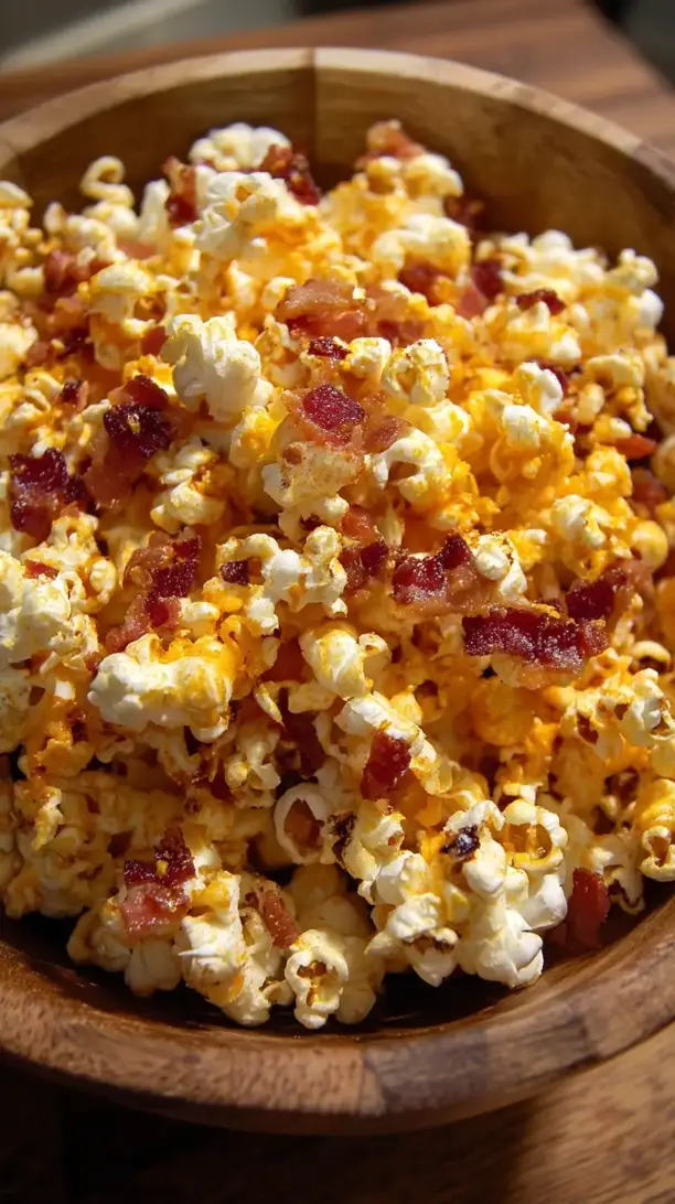 Bacon Cheddar Popcorn