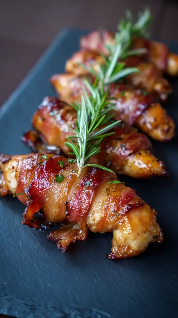 Bacon Wrapped Chicken Tenders