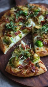 Bacon And Brussels Sprout Pizza