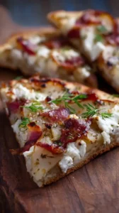 Bacon And Pear Flatbread