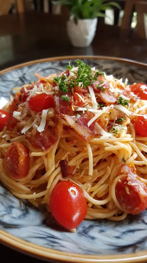 Bacon and Tomato Pasta
