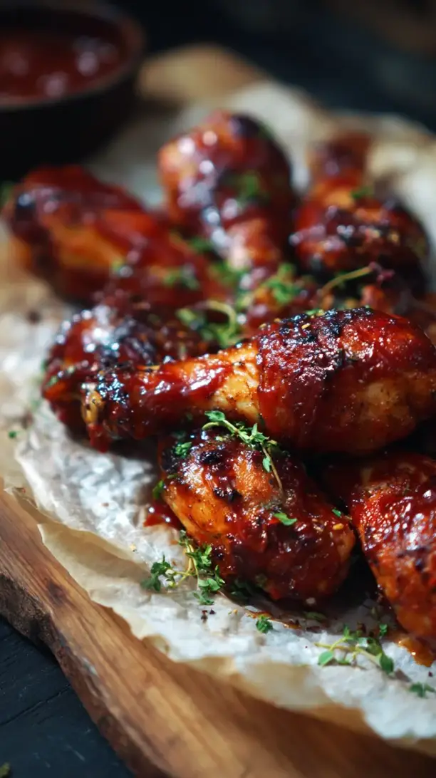 Baked BBQ Chicken Drumsticks