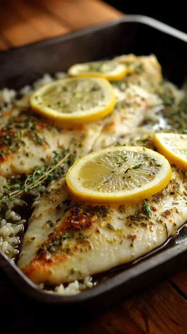 Baked Lemon Herb Tilapia