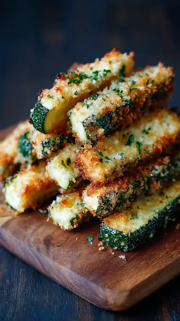 Baked Parmesan Zucchini Fries
