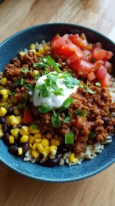 Beef Burrito Bowls