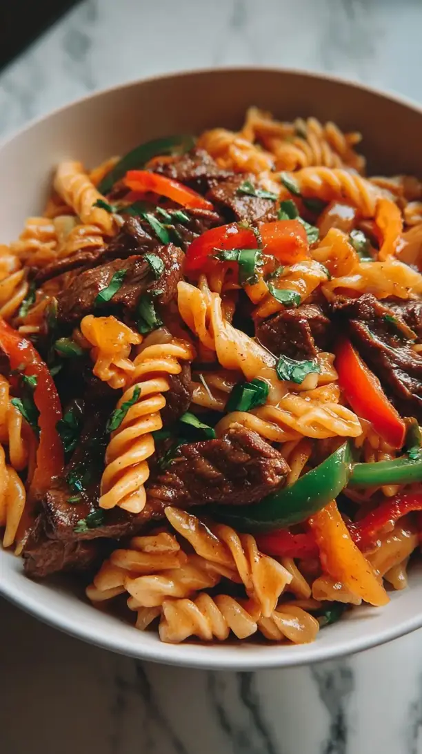 Beef Fajita Pasta