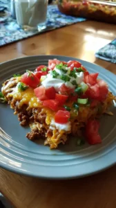Beef Taco Casserole