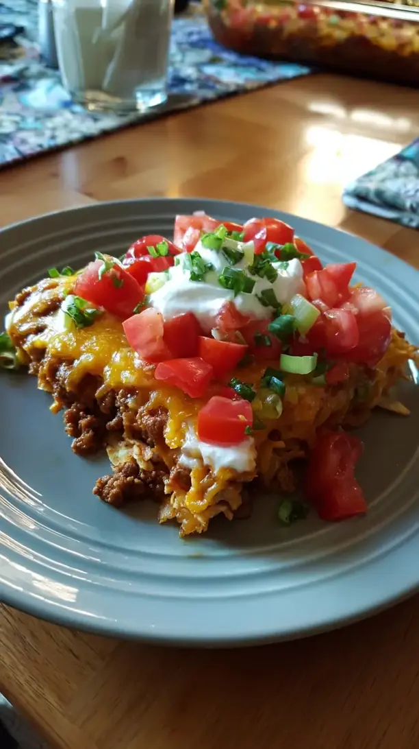 Beef Taco Casserole