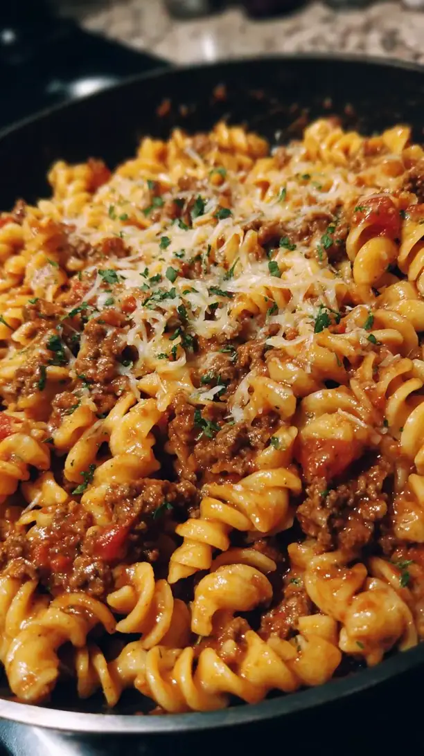 Beef Taco Pasta