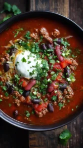 Beef Taco Soup