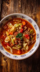 Beef And Cabbage Soup