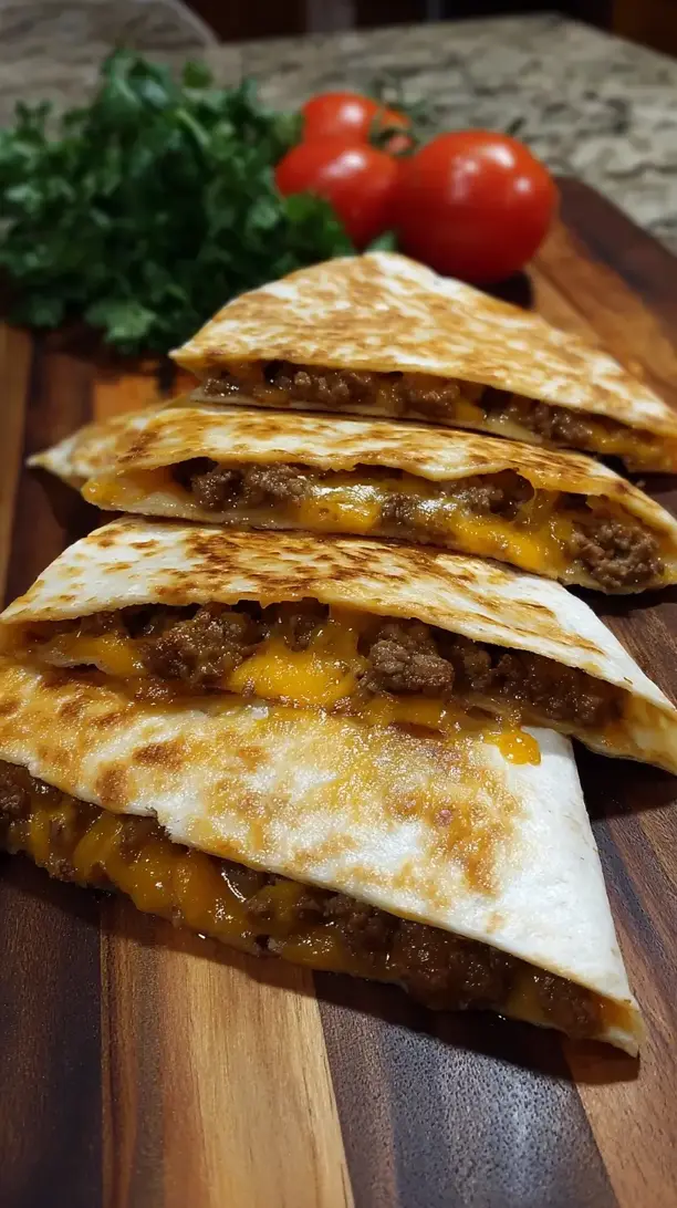 Beef and Cheese Quesadilla