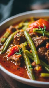 Beef And Green Bean Stew