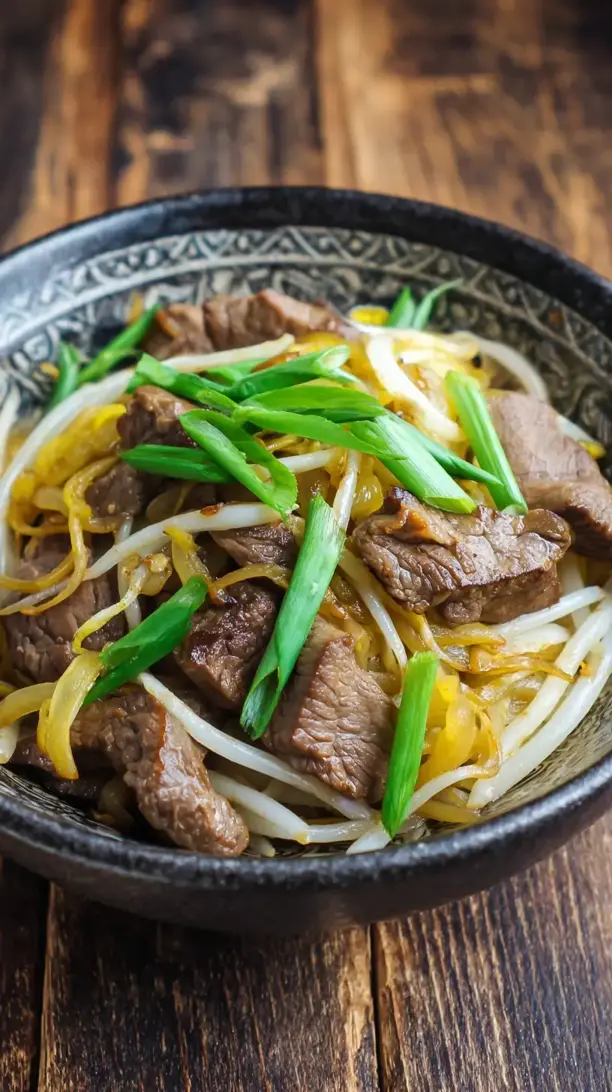 Beef and Onion Stir Fry