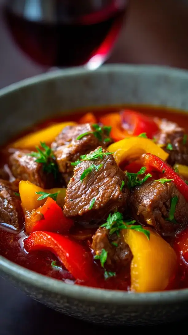 Beef and Pepper Stew