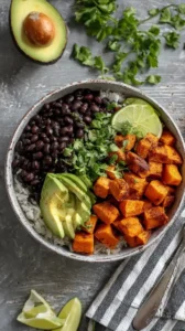 Black Bean Sweet Potato Bowls