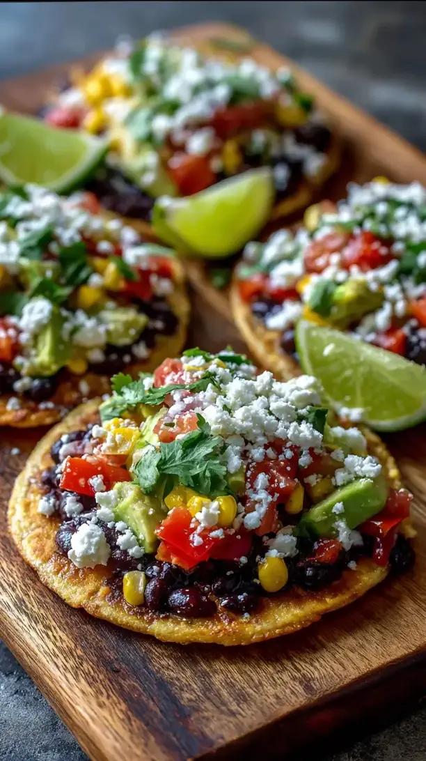 Black Bean Tostadas