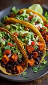 Black Bean And Sweet Potato Tacos
