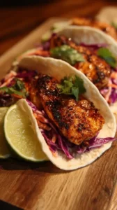 Blackened Tilapia Tacos
