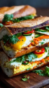 Breakfast Banh Mi Sandwich