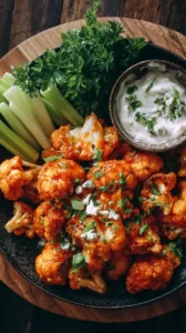 Buffalo Cauliflower Bites