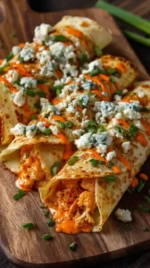 Buffalo Cauliflower Crepes