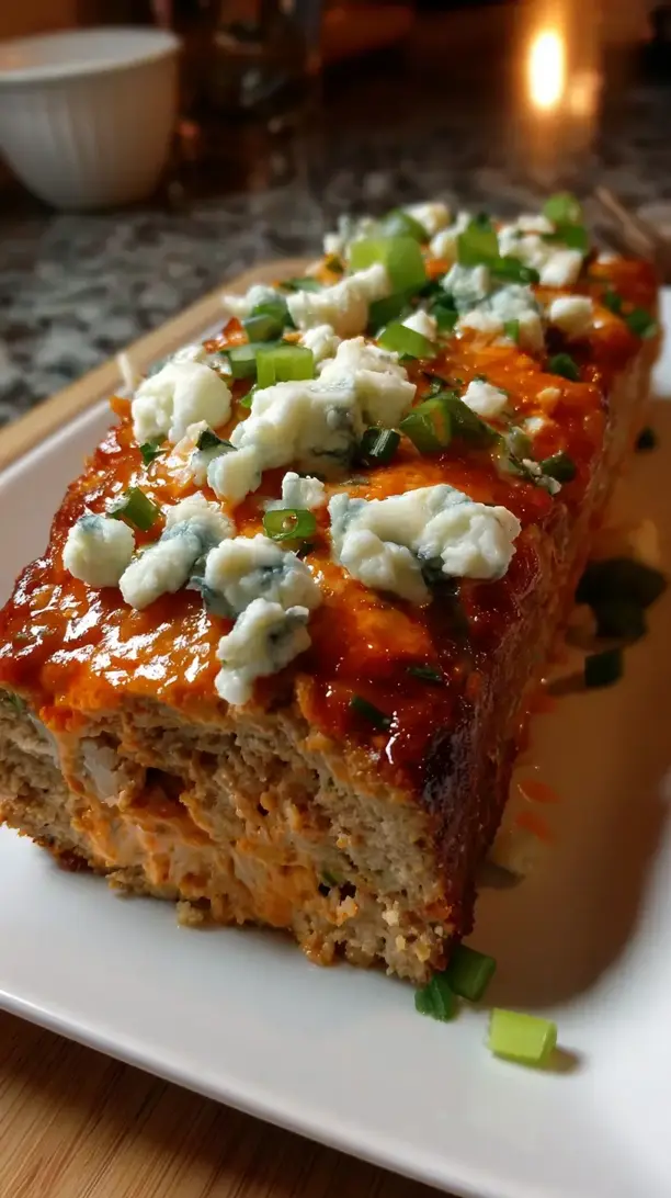 Buffalo Chicken Meatloaf