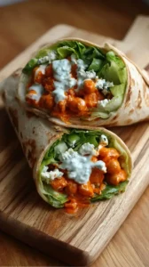 Buffalo Chickpea Wraps