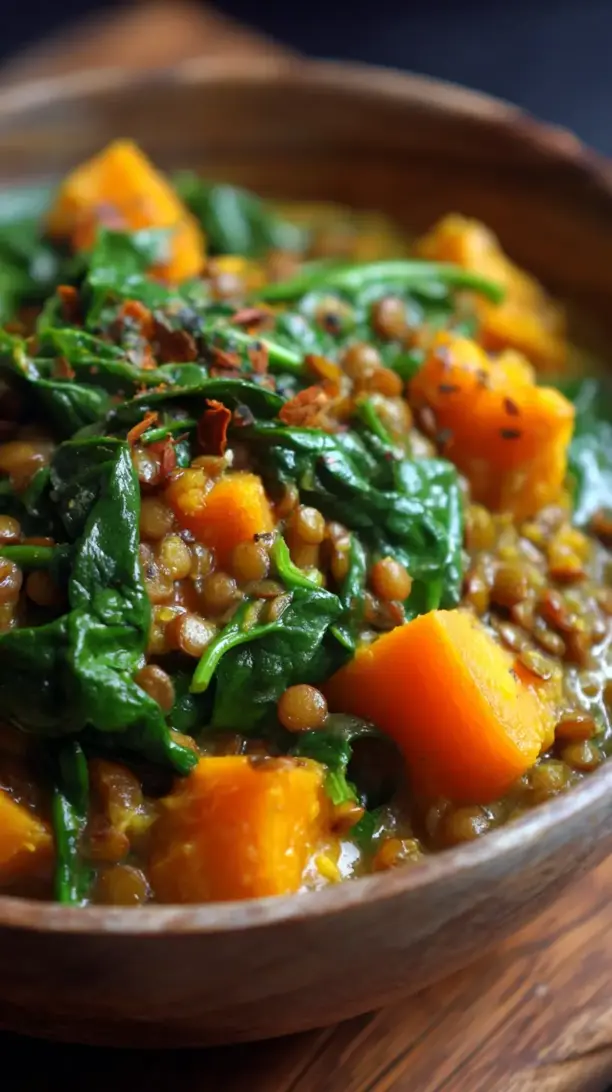 Butternut Squash and Lentil Stew
