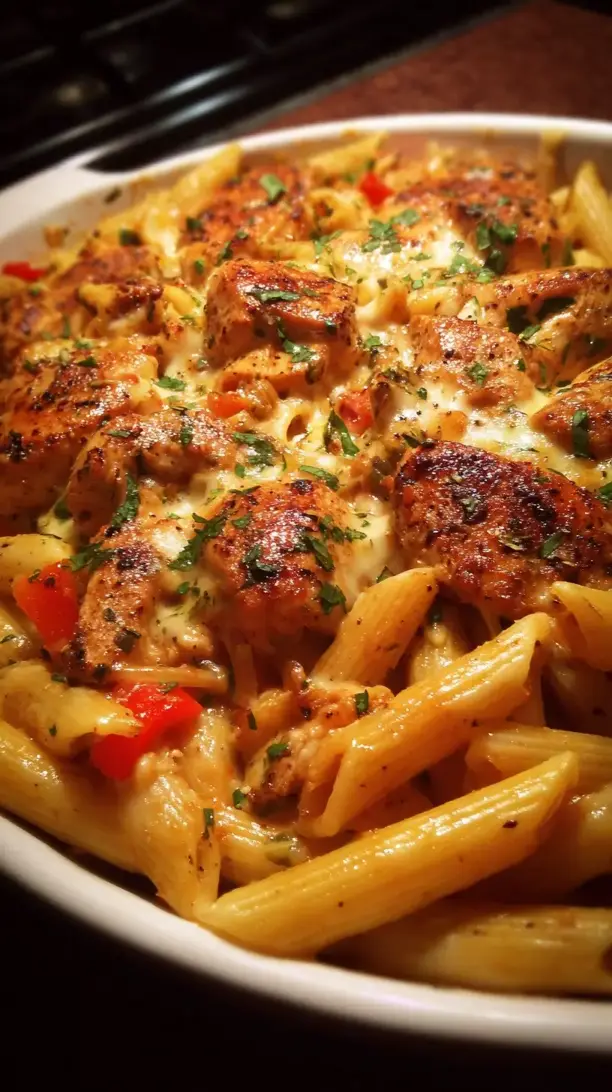 Cajun Chicken Pasta Bake