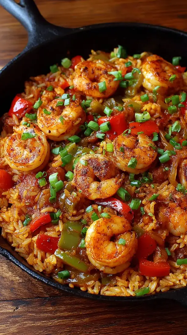 Cajun Shrimp and Rice Skillet