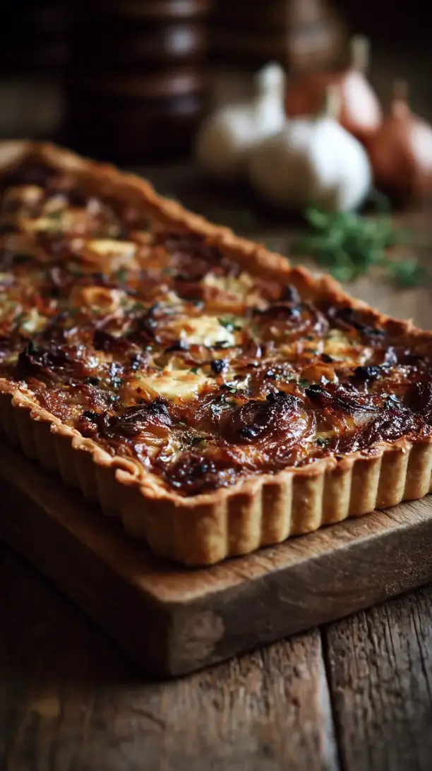 Caramelized Onion and Gruyere Tart