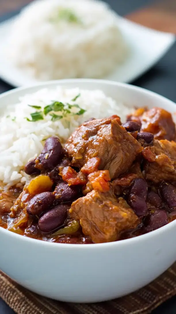 Caribbean Pork and Bean Stew