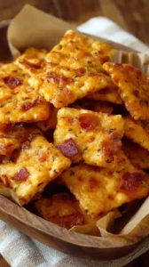 Cheddar Bacon Crackers