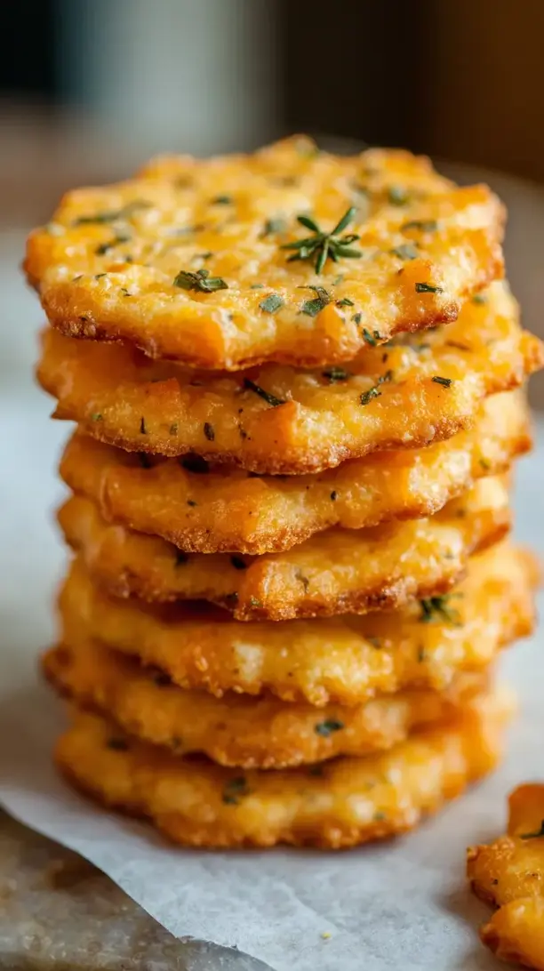 Cheddar Herb Crackers