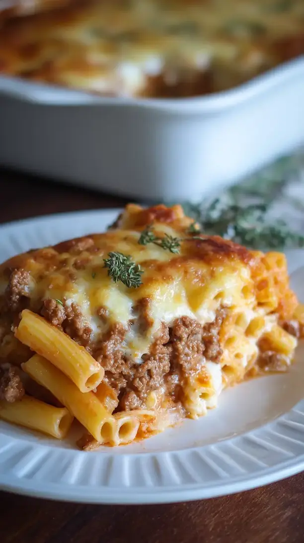 Cheesy Baked Ziti