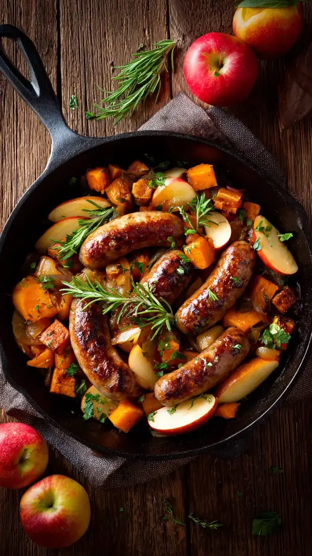Chicken Apple Sausage Skillet