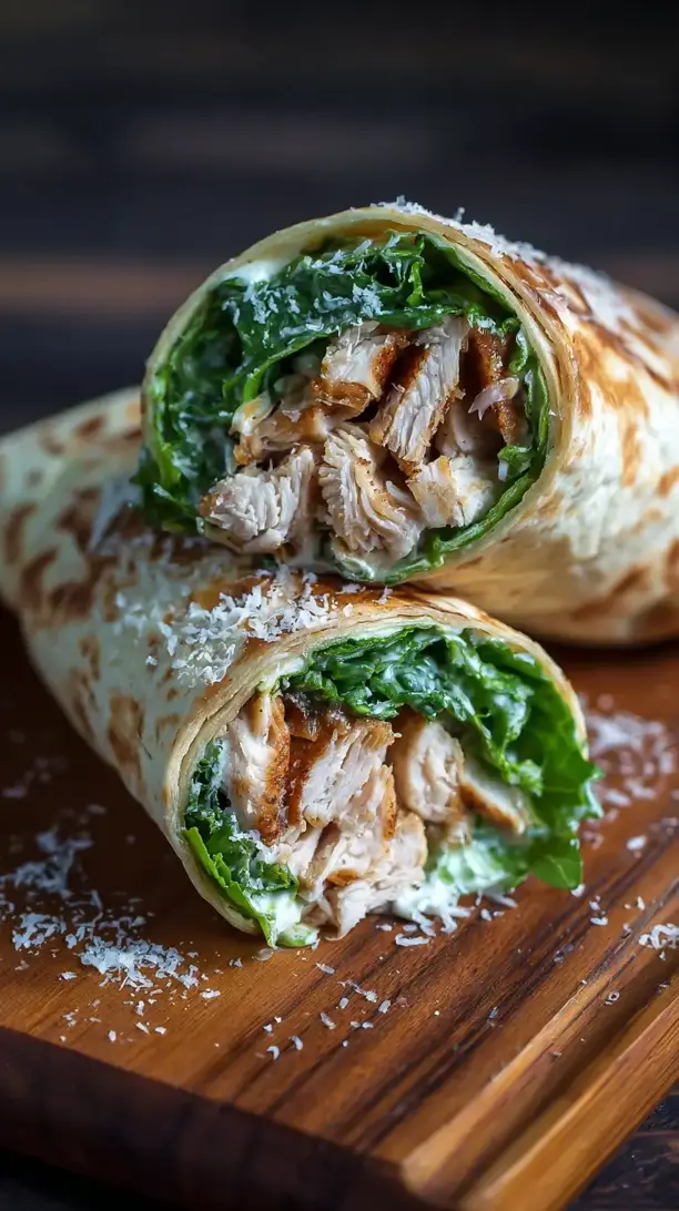 Chicken Caesar Wraps