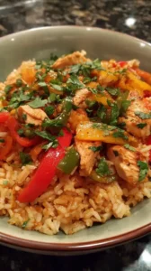 Chicken Fajita Rice Bowls