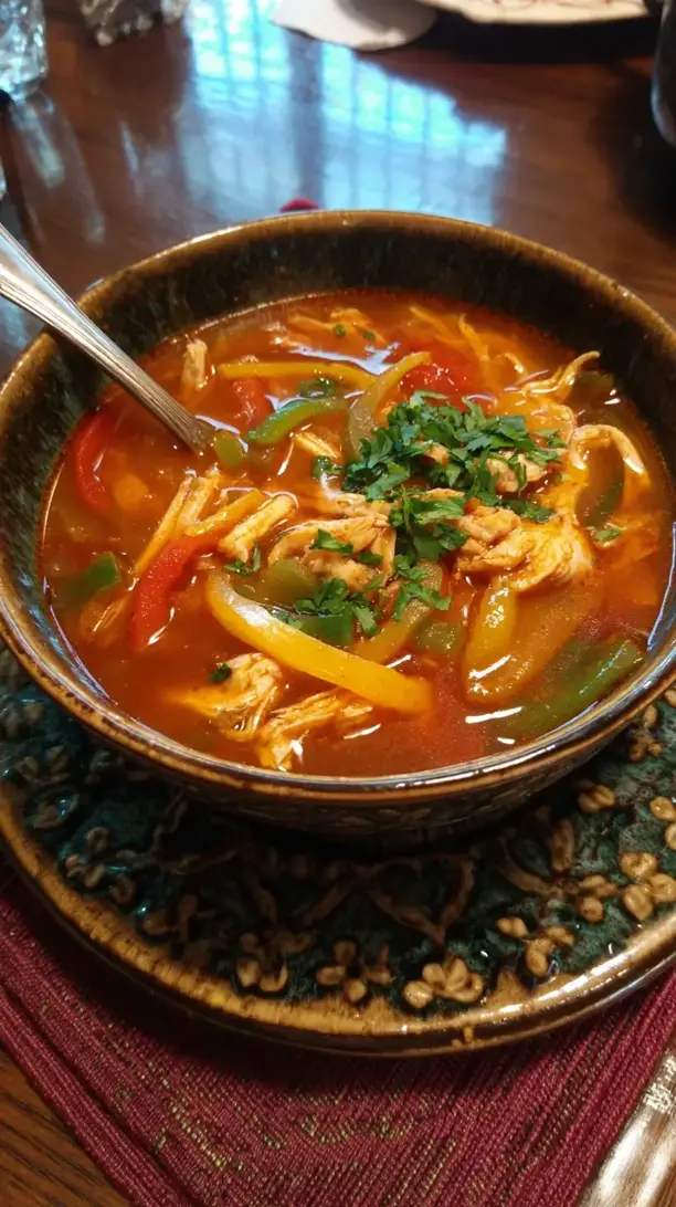 Chicken Fajita Soup