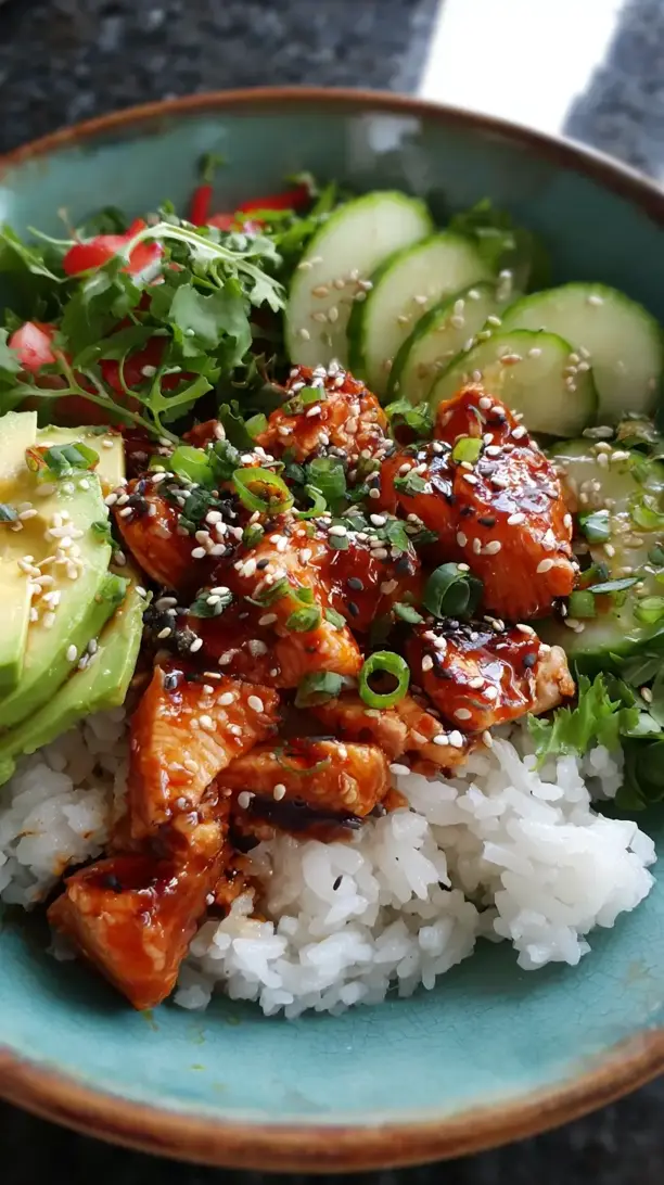 Chicken Poke Bowls