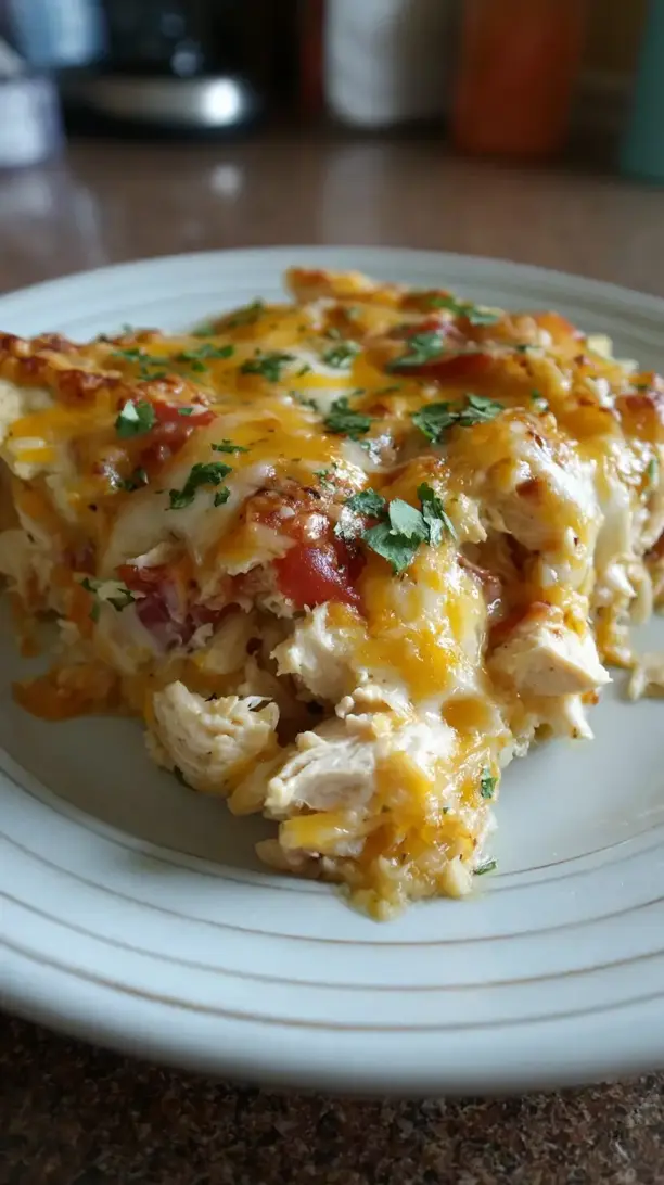 Chicken Quesadilla Casserole